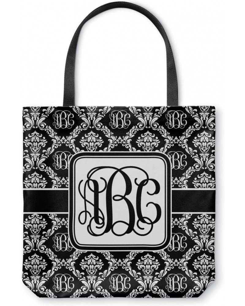 Personalized Monogrammed Damask Canvas Tote Bag $21.13 Shoulder Bags