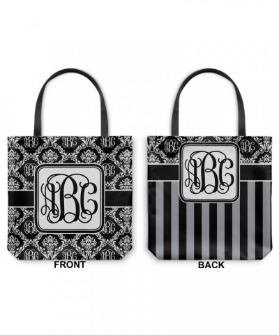 Personalized Monogrammed Damask Canvas Tote Bag $21.13 Shoulder Bags