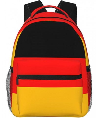 Germany Flag Stylish And Lightweight Backpack,Comfortable To Carry,Multi-Pocket Design,23l Capacity,Easily Meet Your Daily Ne...