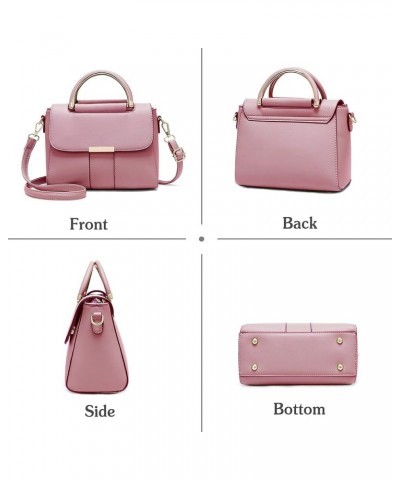 Fashion Shoulder Bag Women Handbag Top-Handle Bag Crossbody Bag Leather Pink $21.82 Shoulder Bags