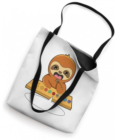 Sloth Eating Pluto Planet Sushi Tote Bag $15.34 Totes