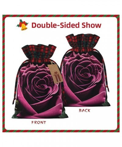 Grass And Dove Christmas Gift Bag - Stylish Eco-Friendly Polyester Bag For Your Festive Presents Gothic Rose Small $10.55 Han...