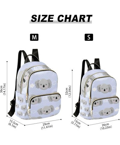 Small Backpack for Women Travel Bag Cute Koala Bear Cloud Daypack Purse Fashion Shoulder Bag Rucksack Medium B389 $14.81 Back...