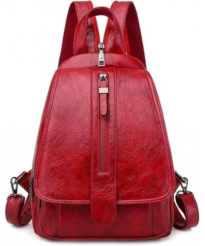 Women Backpack Quality Leather Backpack Bag Fashion Travel Backpack Daily Bag Backbag (Color : Yellow-2, Size : 9 * 4 * 12inc...