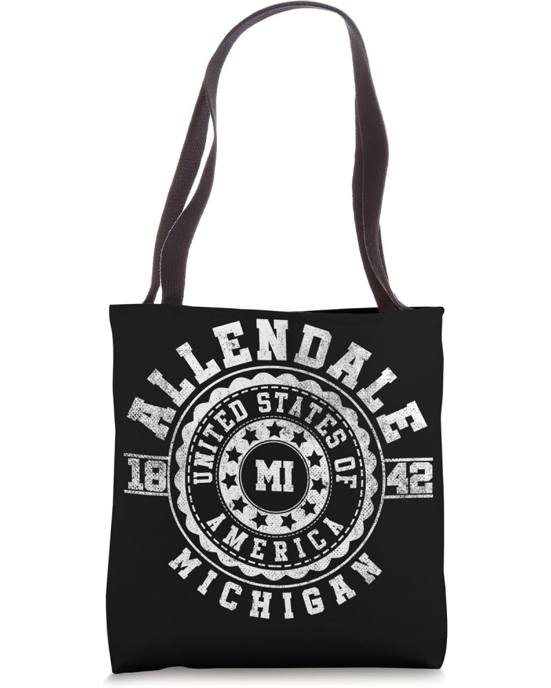 Allendale MI | Michigan | Vintage City Apparels Tote Bag $13.74 Totes