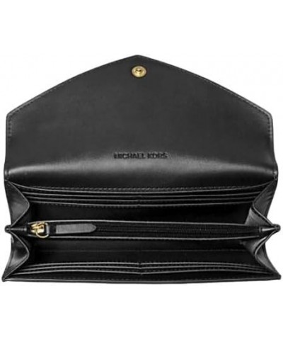 Jet Set Travel Large Logo Embossed Leather Envelope Wallet (Black) BLACK $43.43 Wallets