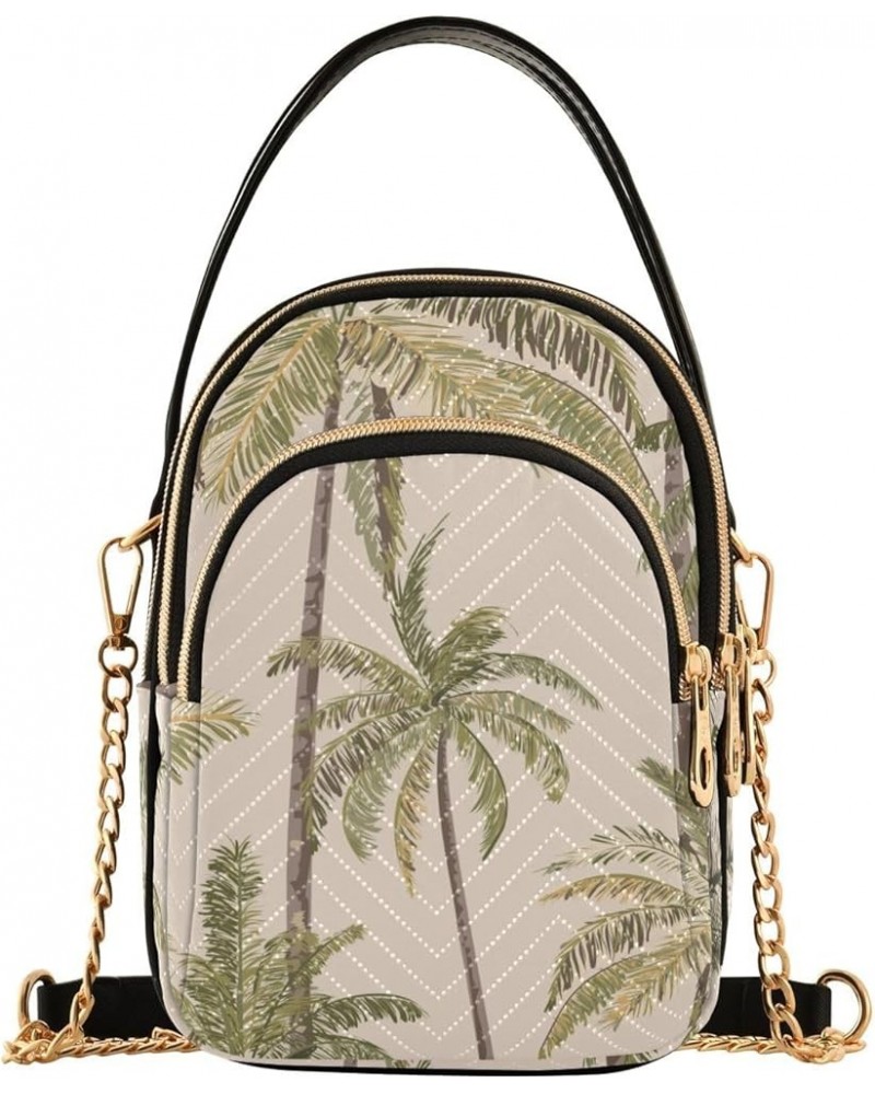 Tropical Summer Crossbody Bags for Women Small Shoulder with Detachable Straps, Shoulder Handbags for Ladies Tropical Summer5...