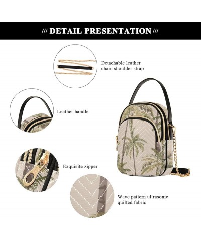 Tropical Summer Crossbody Bags for Women Small Shoulder with Detachable Straps, Shoulder Handbags for Ladies Tropical Summer5...