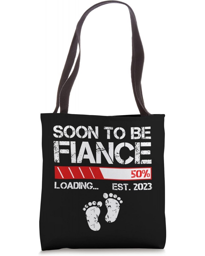 Soon To Be Fiance Est 2023 For Men - Funny New Fiance Tote Bag $13.50 Totes