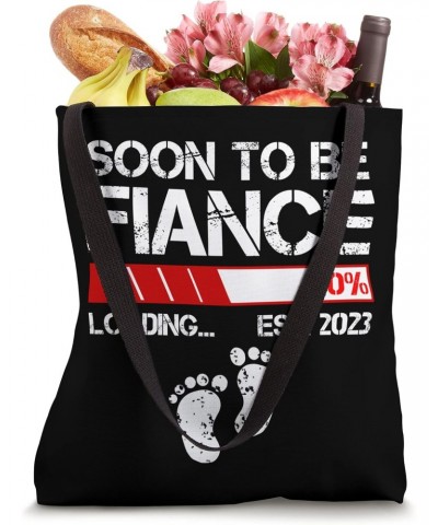 Soon To Be Fiance Est 2023 For Men - Funny New Fiance Tote Bag $13.50 Totes