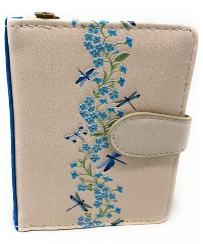 Shagwear Floral Dragonflies Small Insect Wallet for Women Vegan Faux Leather Beige 4.5 $22.79 Wallets