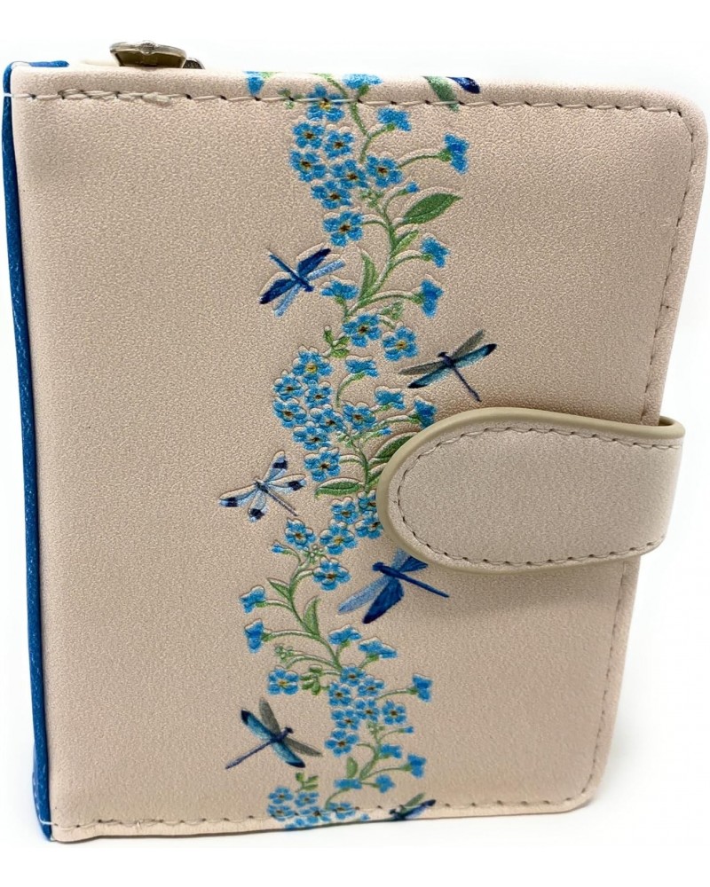 Shagwear Floral Dragonflies Small Insect Wallet for Women Vegan Faux Leather Beige 4.5 $22.79 Wallets