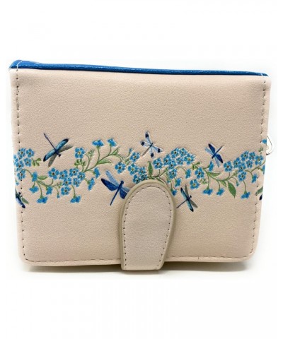 Shagwear Floral Dragonflies Small Insect Wallet for Women Vegan Faux Leather Beige 4.5 $22.79 Wallets