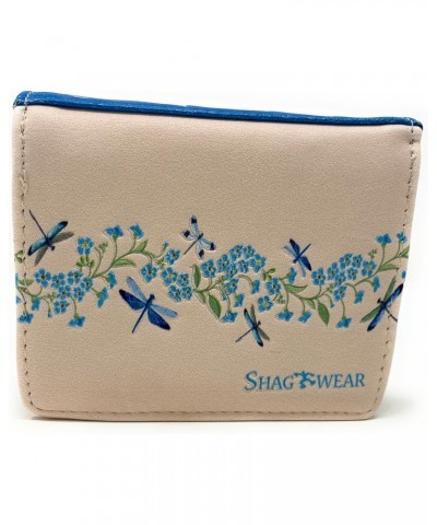 Shagwear Floral Dragonflies Small Insect Wallet for Women Vegan Faux Leather Beige 4.5 $22.79 Wallets