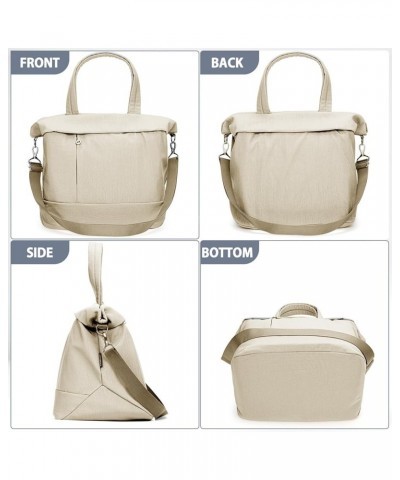 Handbags for Women Top Handle Crossbody Shoulder Bags Satchel Hobo Multi-Pocket Totes for Gym, Work, School,Yoga Beige $25.63...