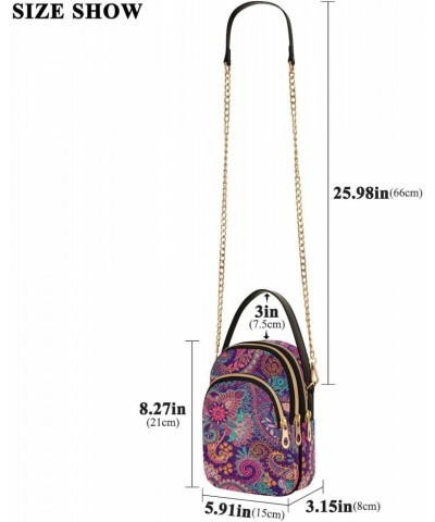 Mandala Crossbody Bags for Women Hand Bag Small Sling Shoulder Travel Bag Phone Wallet Mini Purse $8.82 Crossbody Bags