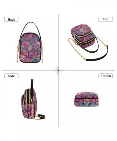 Mandala Crossbody Bags for Women Hand Bag Small Sling Shoulder Travel Bag Phone Wallet Mini Purse $8.82 Crossbody Bags