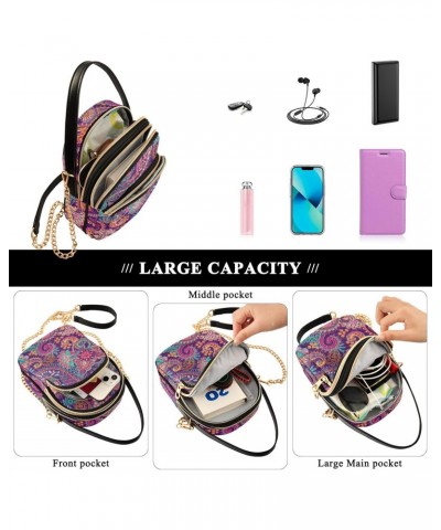 Mandala Crossbody Bags for Women Hand Bag Small Sling Shoulder Travel Bag Phone Wallet Mini Purse $8.82 Crossbody Bags