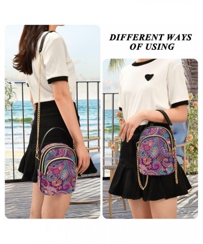 Mandala Crossbody Bags for Women Hand Bag Small Sling Shoulder Travel Bag Phone Wallet Mini Purse $8.82 Crossbody Bags