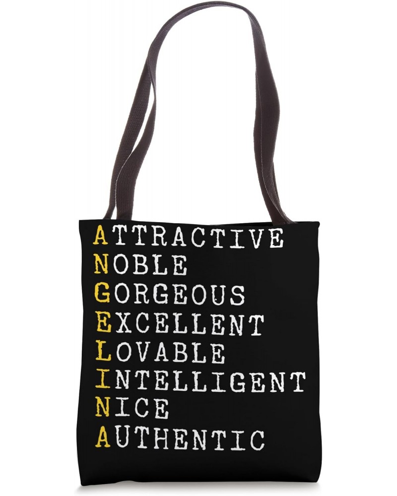 Angelina Personalized, Angelina Name, Girl Woman Angelina Tote Bag $16.19 Totes