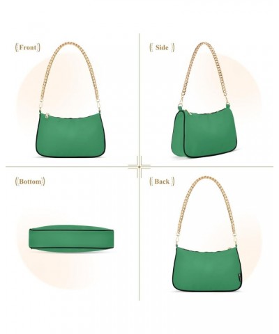 Mint Cream Ladies Tote Handbags, Tote Bags with Zipper, Polyester & Aluminum Alloy Material, 7.1x11x2.8in Sea Green $12.90 Ev...