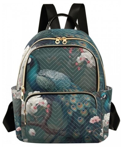 Merry Christmas with Bells Backpack Fits over Luggage Handle, Womens Backpack Fashion, Womens Travel Backpack, S Peacock and ...