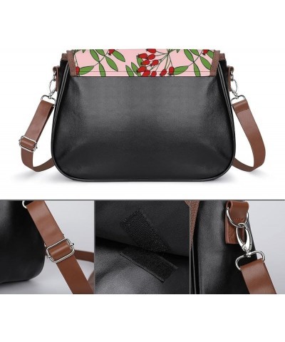 Fruit Womens Leather Expandable Travel Crossbody Adjustable Strap Style-4 $18.96 Crossbody Bags