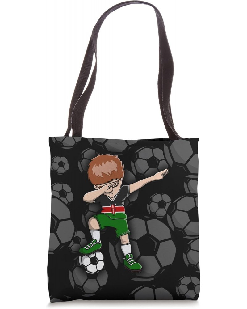 Dabbing Soccer Boy - Kenya Jersey Kenyan Football Fans Sport Tote Bag $10.27 Totes