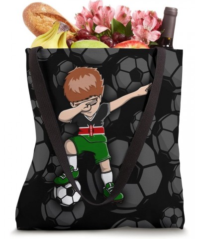 Dabbing Soccer Boy - Kenya Jersey Kenyan Football Fans Sport Tote Bag $10.27 Totes