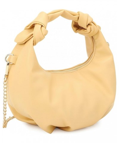 Smooth Round Handle Zipper Bag (BLUE) YELLOW $15.96 Crossbody Bags