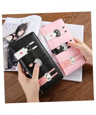 5pcs Long Women's Wallet Pu Cartoon Wallet Billeteras De Mujer Cat Leather Wallet Pu Leather Cute Wallet Cat Zip Wallet Women...