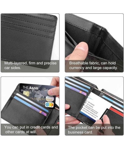 Mexican Colorful Serape Stripes Soft PU Leather Bifold Wallet, Coin Purse Credit Pass Case, Durable Card-Holder Slim Billfold...