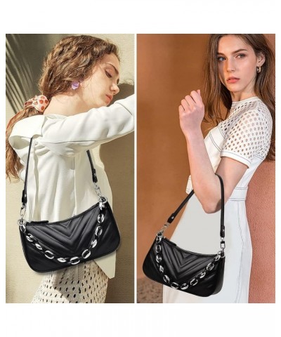 Small Tote Shoulder Bags Purses for Women Retro Classic Crossbody Bags Cute Clutch Purse and Handbag 0-7-a White $10.16 Totes