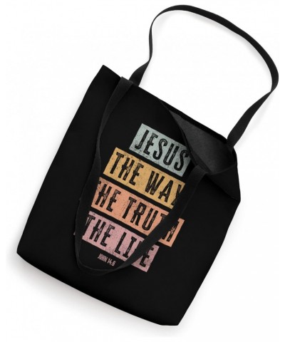 Christian T Shirt Women Men Kids Jesus The Way Truth Life Tote Bag $9.84 Totes