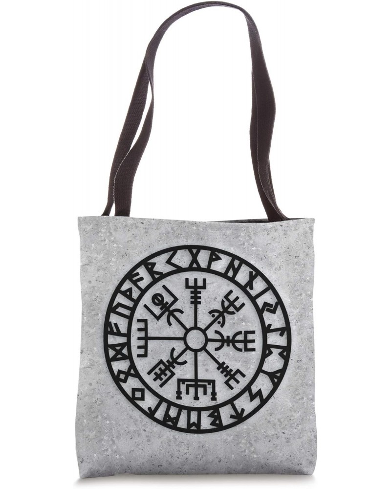 Vegvisir Viking compass rune protection symbol Celts Nordic Tote Bag $14.30 Totes