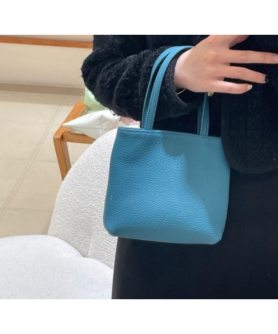 Women's Small square bag soft leather small square bag metal chain shoulder bag mini clutch Xiaojihuang $32.98 Handbags