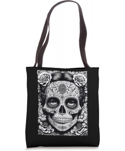 Mexico Holiday Catrina Calaveras Skull Dia De Los Muertos Tote Bag $13.48 Totes