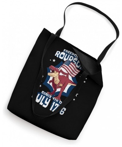 Dinosaur 4th of July Kids Boys Men Amerisaurus T Rex Funny Tote Bag $11.05 Totes