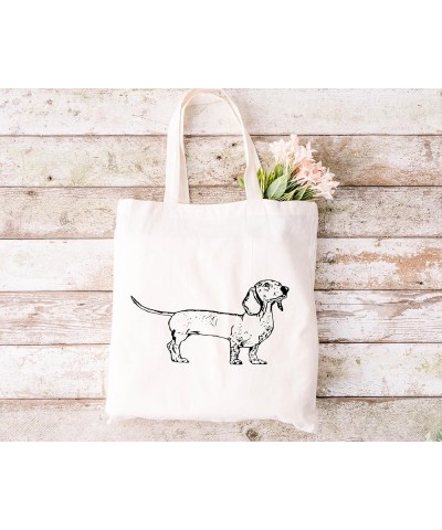 Dog Tote Bag Dachshund Full Body $10.19 Totes