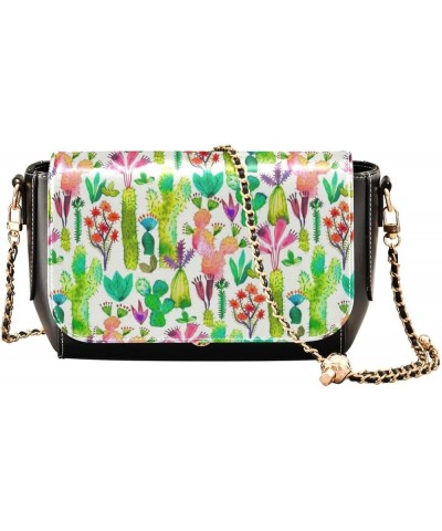 Leather Crossbody Bags,Meadow Daisy Bee Black Chain Wallet Crossbody Phone Purses Women's Shoulder Bag Flowers 121 $21.19 Cro...