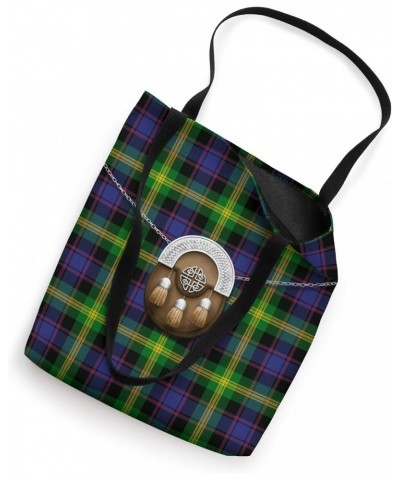 Scottish Clan Watson Tartan Plaid With Sporran Tote Bag $12.64 Totes