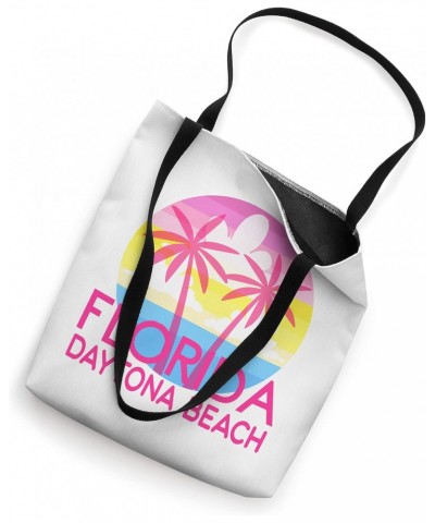 Daytona Beach FL Pink Palm Tree Styled Daytona Beach Florida Tote Bag $11.30 Totes