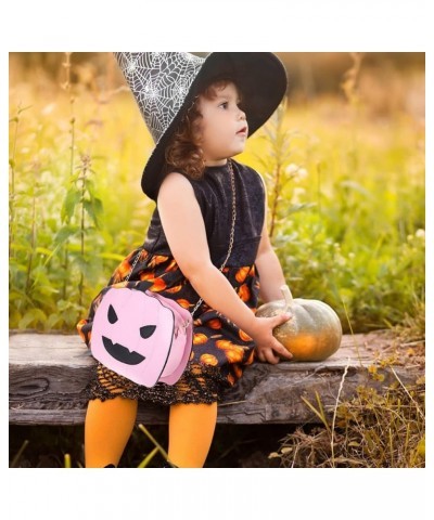 Pumpkin Shoulder Bag Halloween Crossbody Bag Pumpkin Shaped Purse Pumpkin Handbag PU Bag for Women (Silver) Pink $7.75 Should...