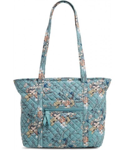 Womens Cotton Small Vera Tote Bag Sunlit Garden Sage - Recycled Cotton $35.36 Totes