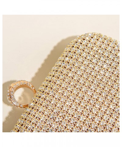 Crystals Evening Clutch Bag for Women Small Shoulder Bags Sparkling Wedding Purses Handbags Evening Bags Formal Gold $18.89 E...