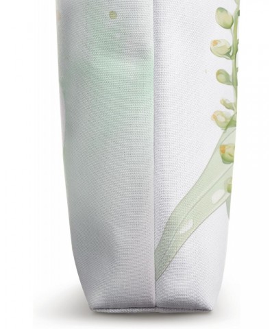 Lovely Lily of The Valley Initial Letter S May Birthday Tote Bag $12.00 Totes