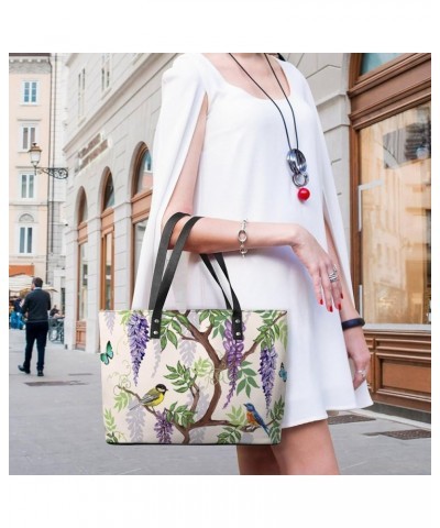 Floral Summer Patternwith Tropical Japanese Flowers Womens Handbag Women's Crossbody Handbags Top Handle Satchel Bags for Lad...