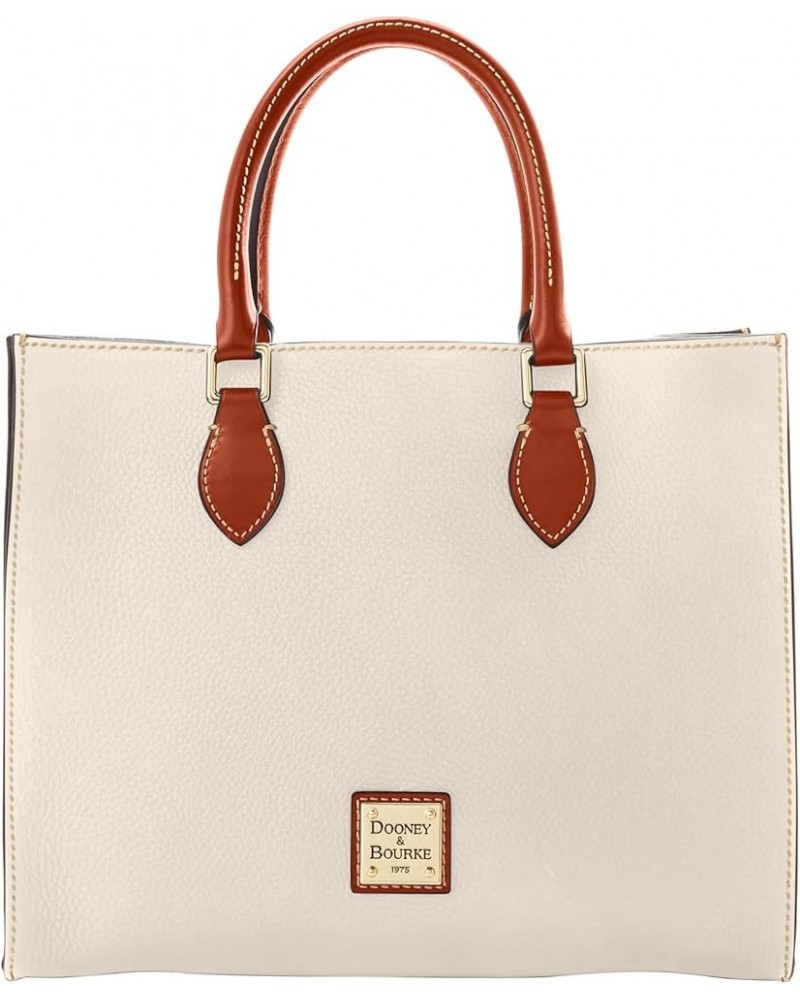 Handbag, Pebble Grain Janine Satchel Bone $46.90 Shoulder Bags