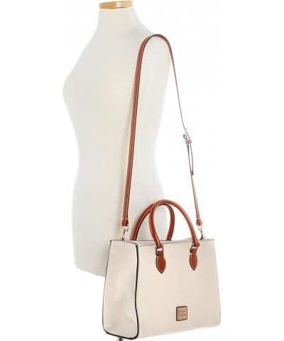 Handbag, Pebble Grain Janine Satchel Bone $46.90 Shoulder Bags