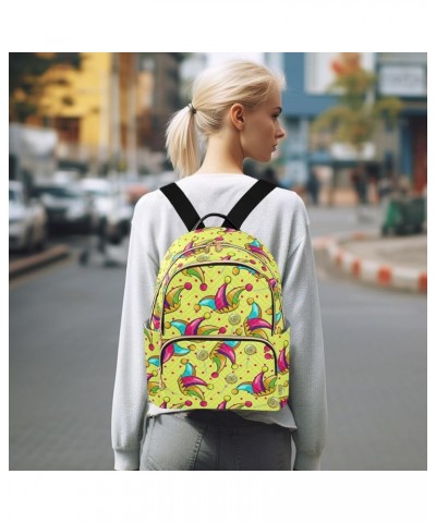 Clown Lollipop Backpack Purse for Women Ladies Fashion Travel MiniShoulder Bags Back Pack Weekend Bag,M Medium $16.80 Backpacks